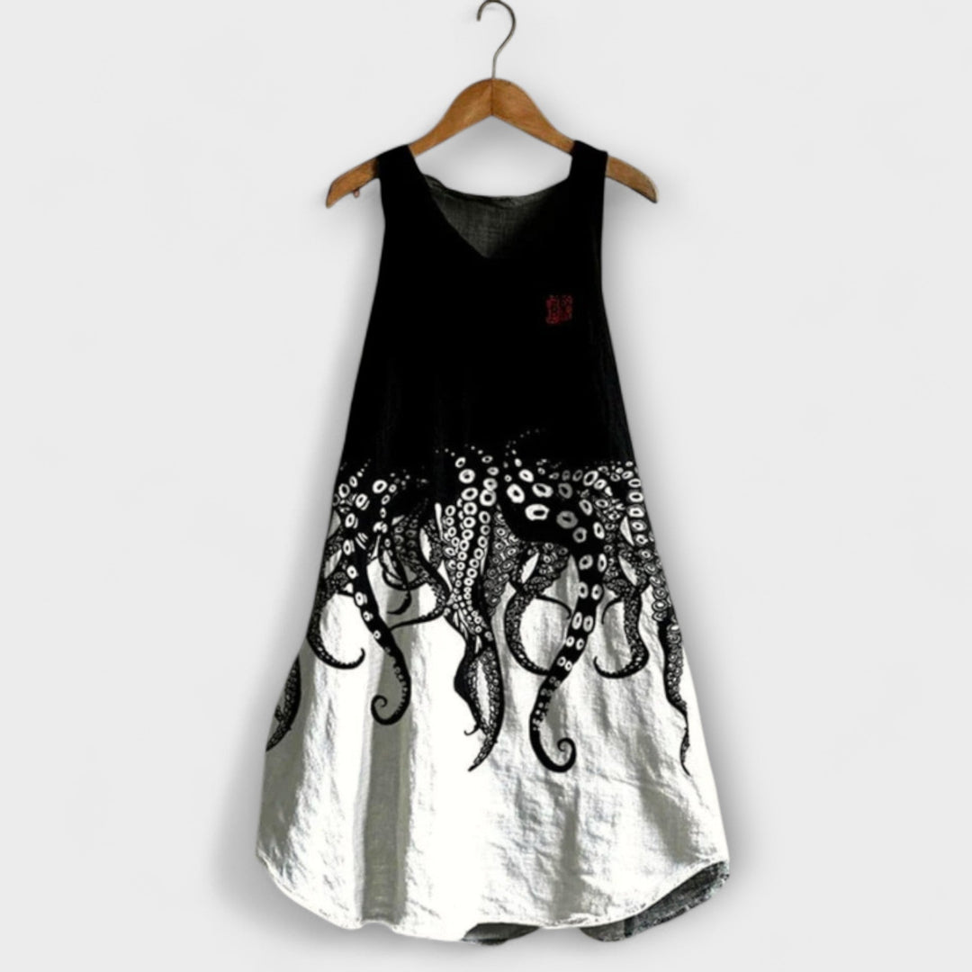 Oddny - Kunstnerisk Tank-Top-Kjole