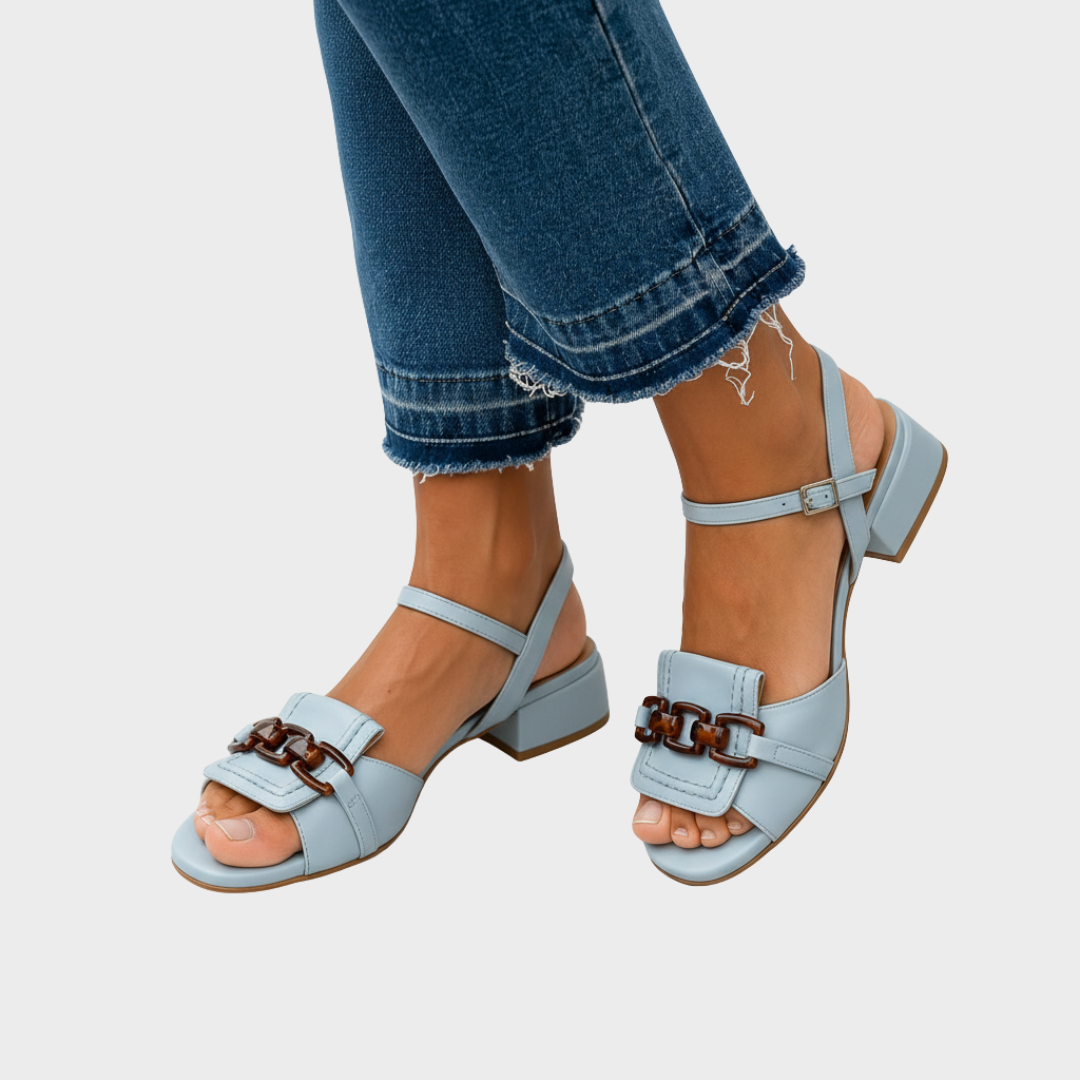Lene - Elegante Sandaler med blokkhæl