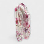 Anne - Hvit bluse med sommerblomster