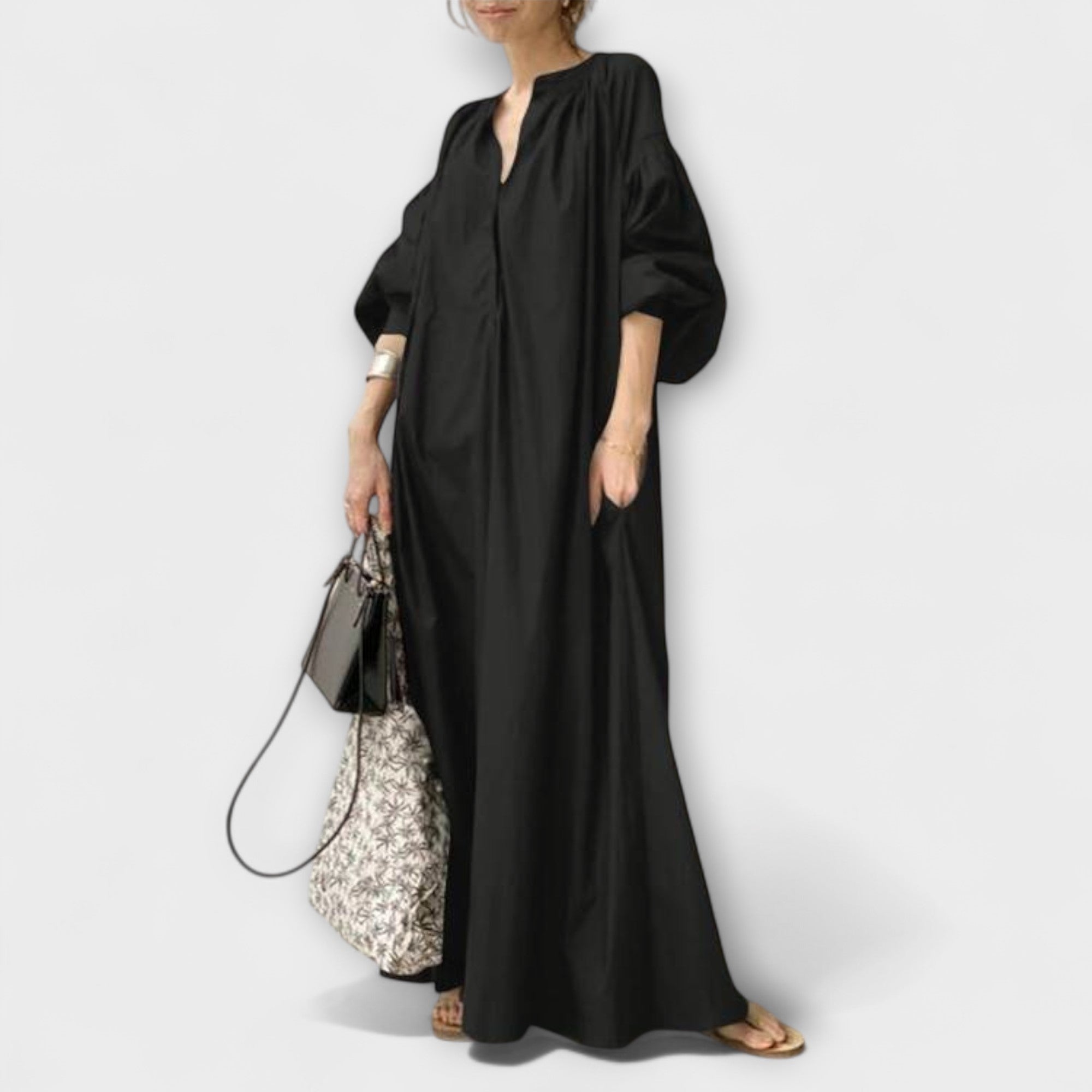 Ulrikke - Hvitt elegant lang kjole