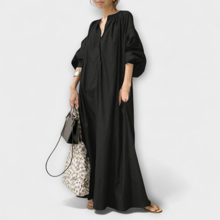 Ulrikke - Hvit elegant lang kjole