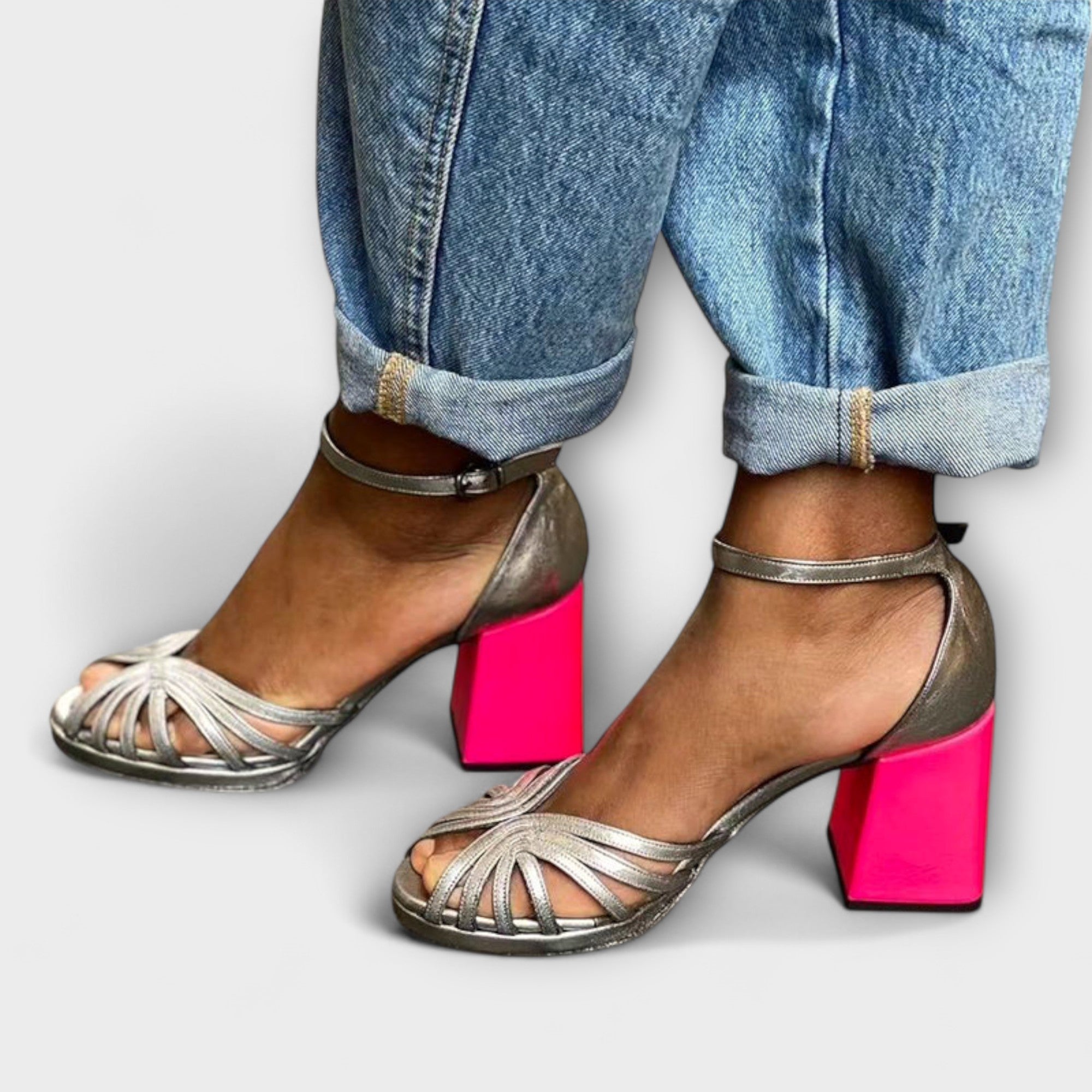 Iselin - Elegante Glitrende Sandaler