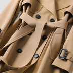 Else - Beige klassisk dame-trenchcoat