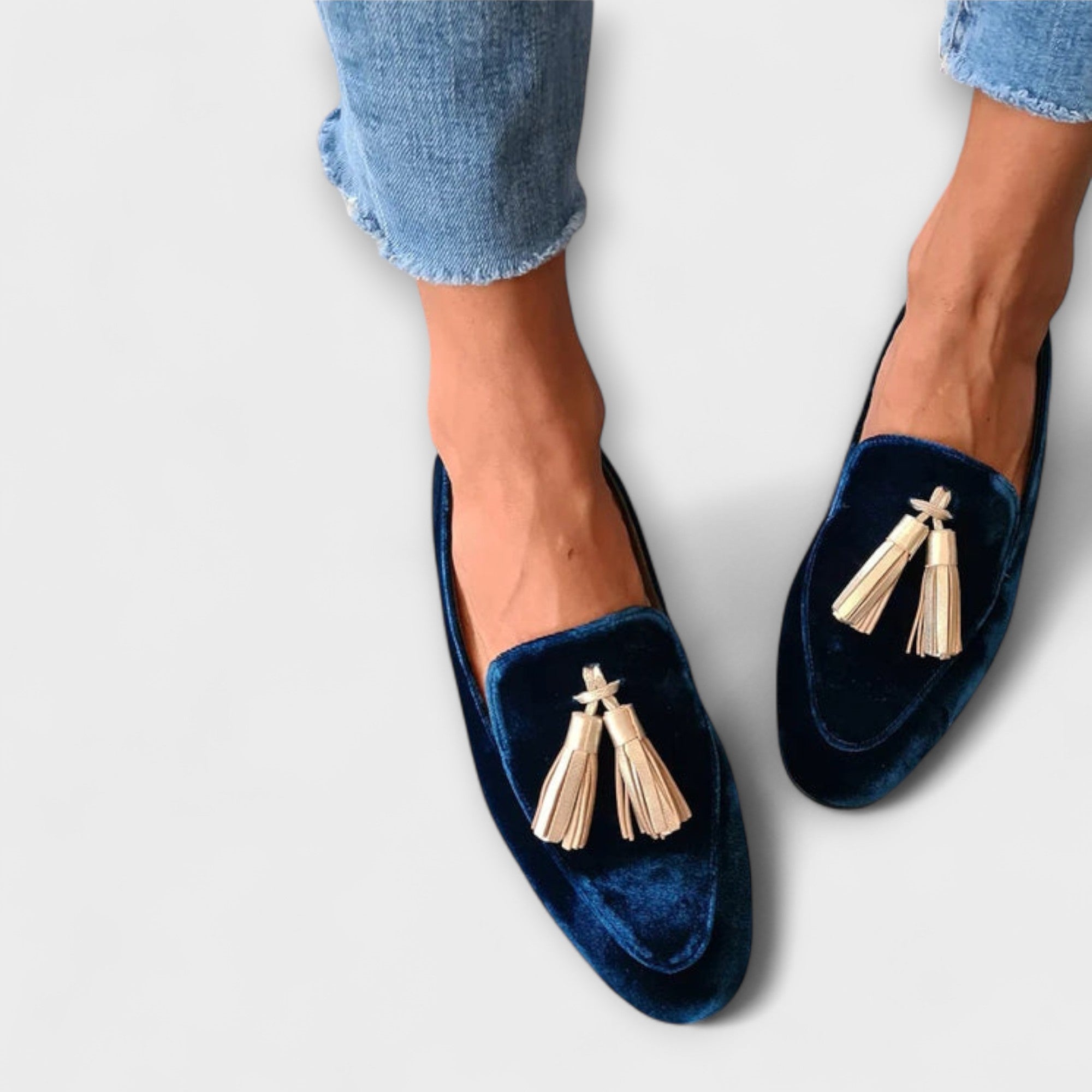 Bente - Nostalgisk loafer med frynser