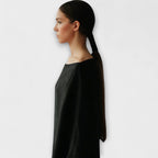 Dagmar - Blått kimono-kjole i lin