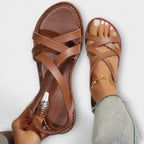Ellen - Sandaler med kryssremmer