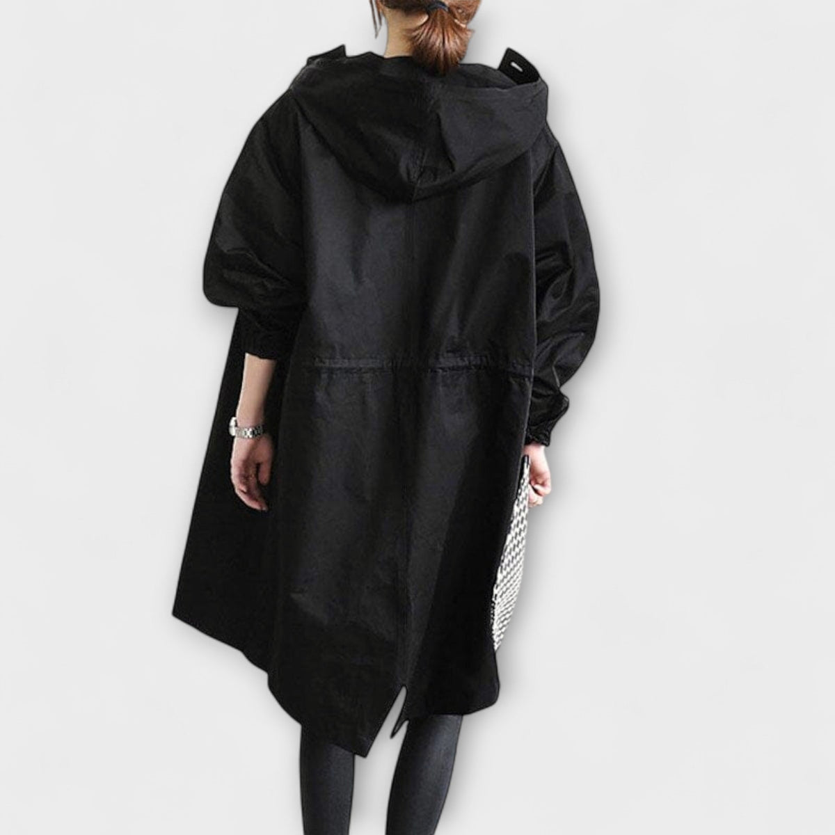 Astrid - Grå elegant trenchcoat