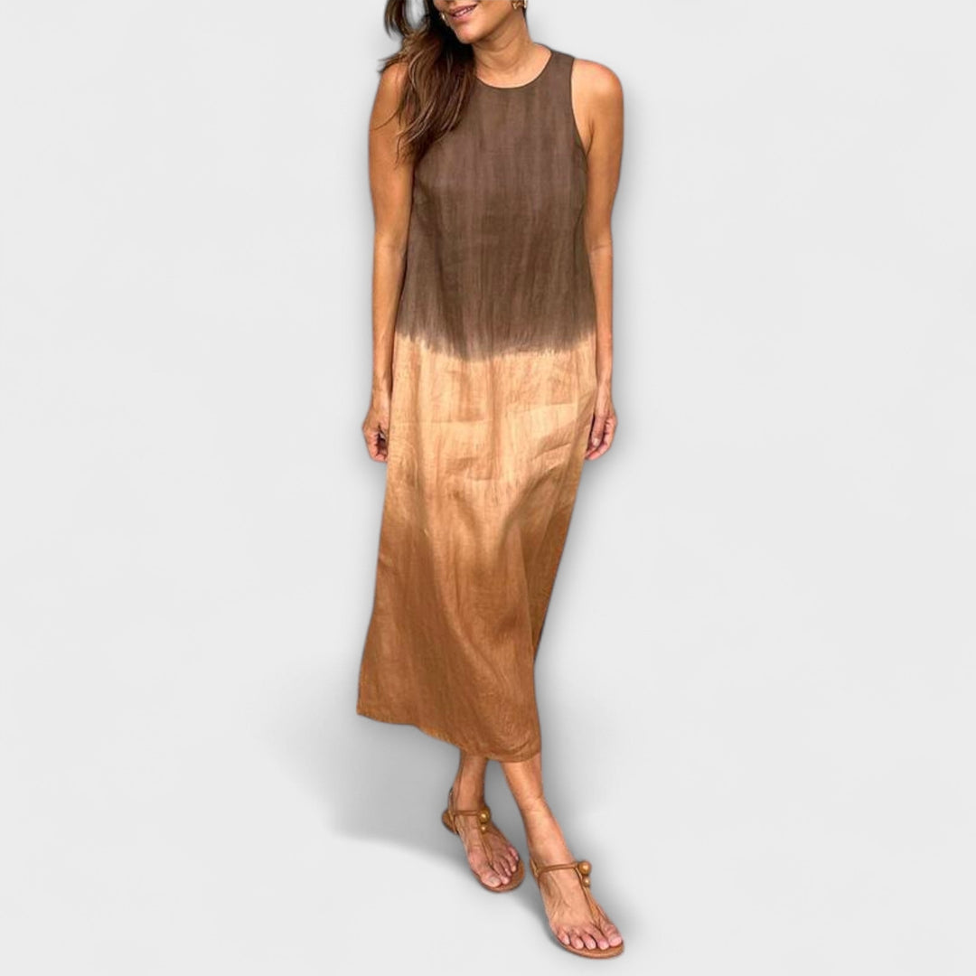 Vigdis - Elegant printkjole