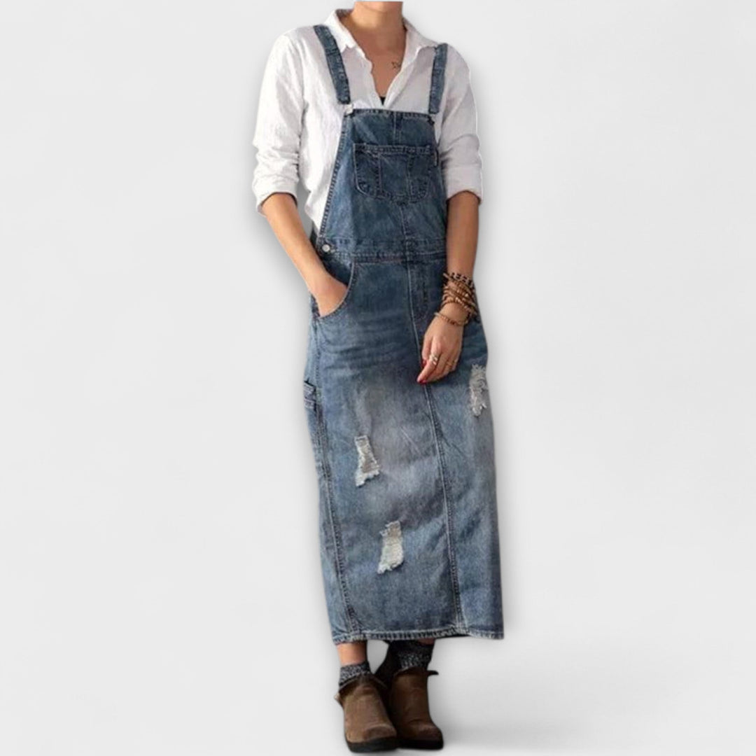 Signy - Nostalgisk denimseleshorts