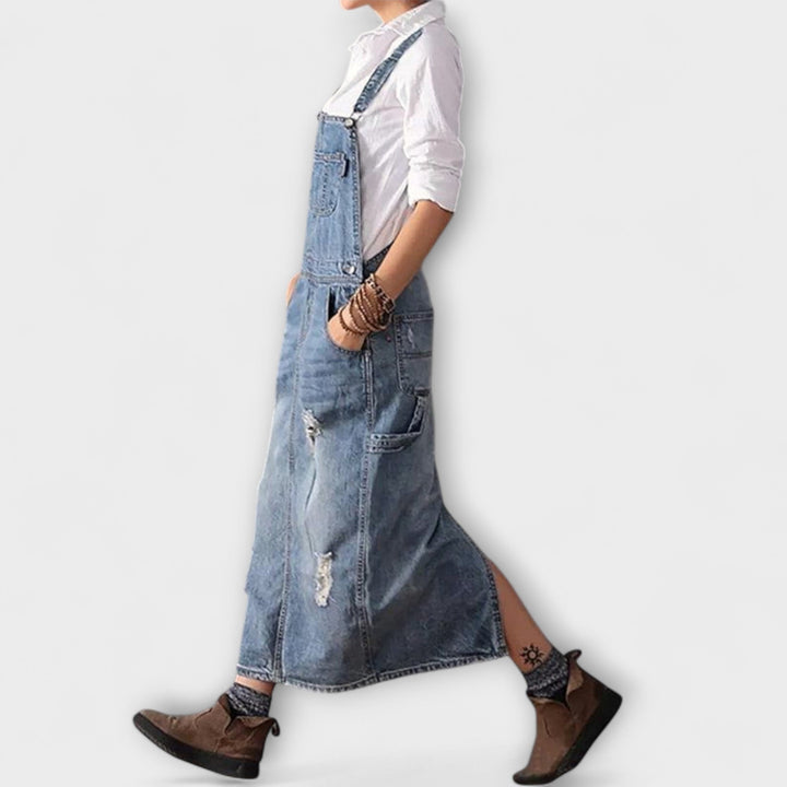 Signy - Nostalgisk denimseleshorts