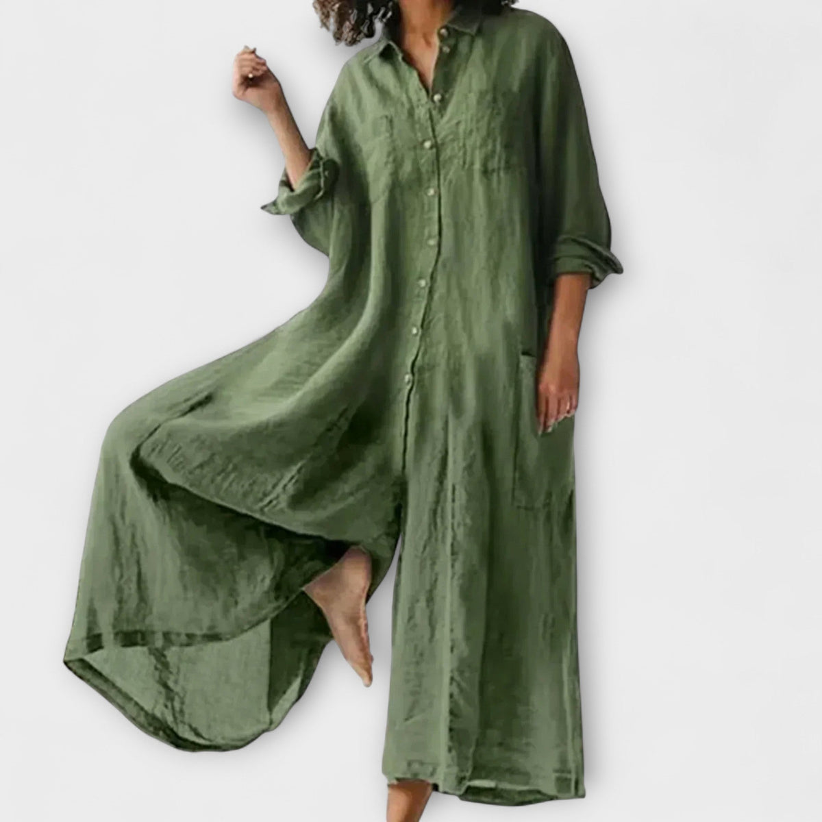 Anne - Behagelig, løs Buksedress