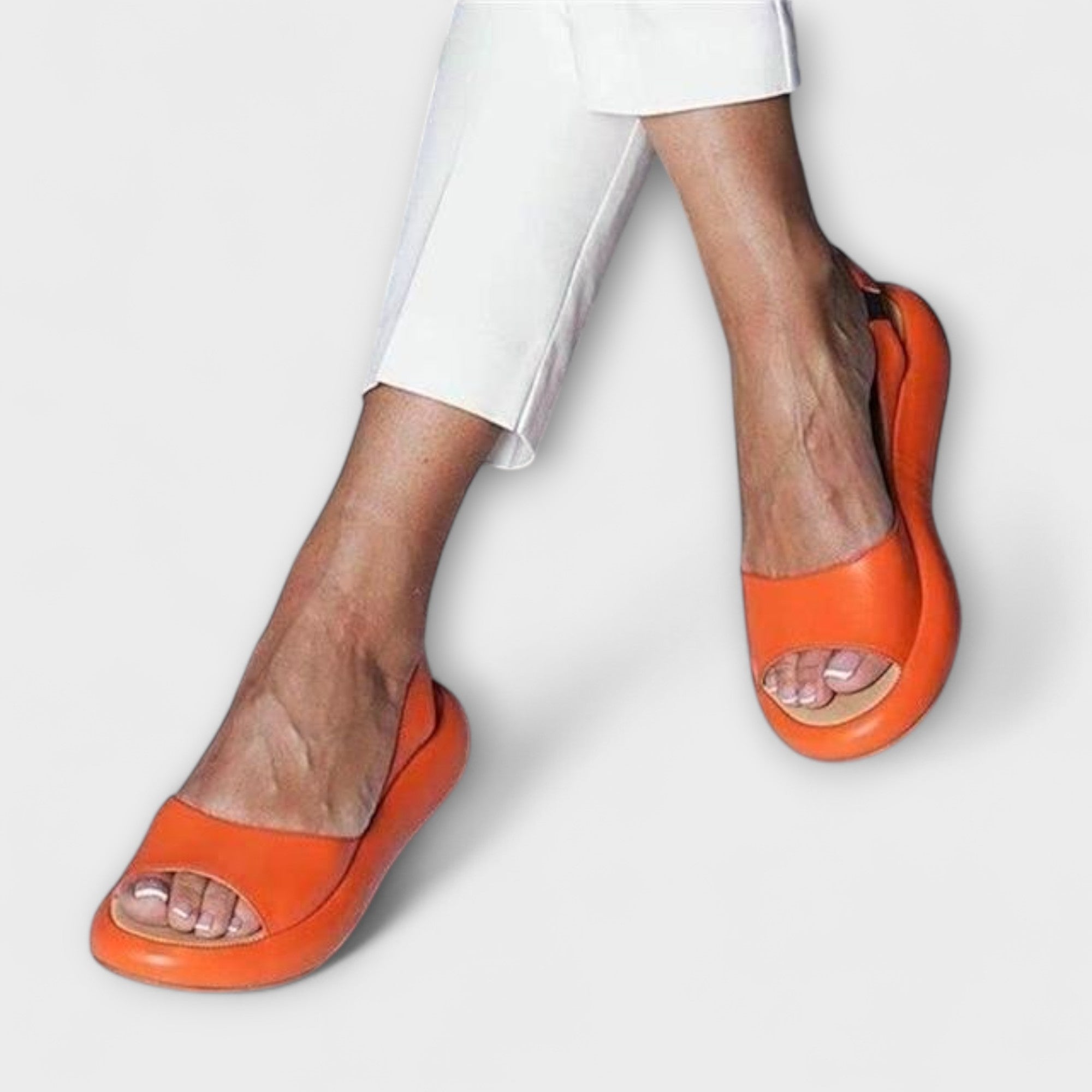 Cathrine - Rosa Blokkhæl Sandaler