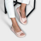 Cathrine - Rosa Blokkhæl Sandaler