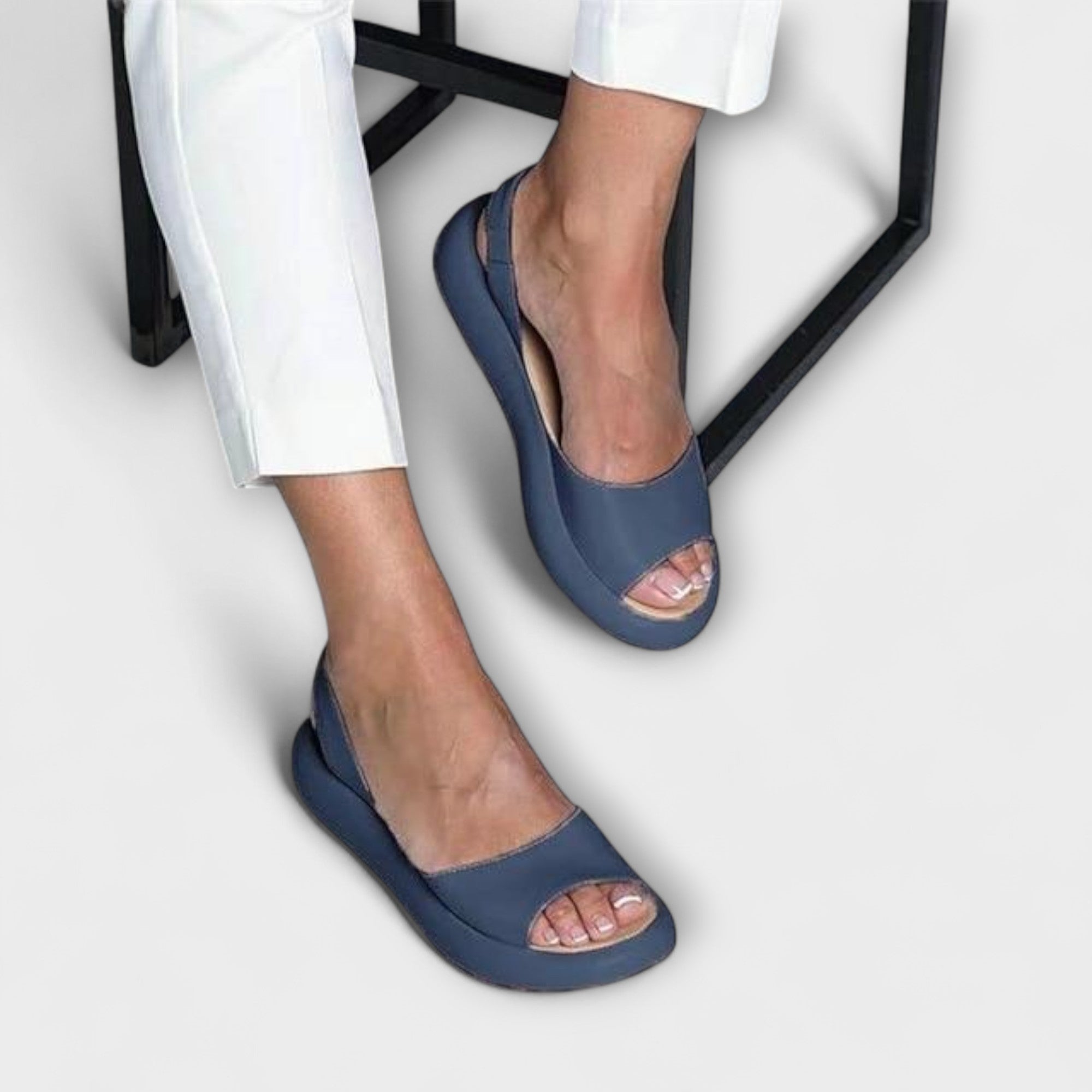 Cathrine - Rosa Blokkhæl Sandaler