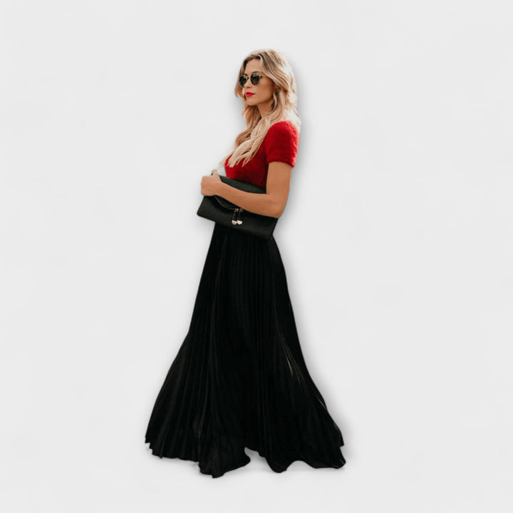 Julie - Plissierter langer Rock