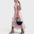 Marte - Hvit asymmetrisk urban kjole