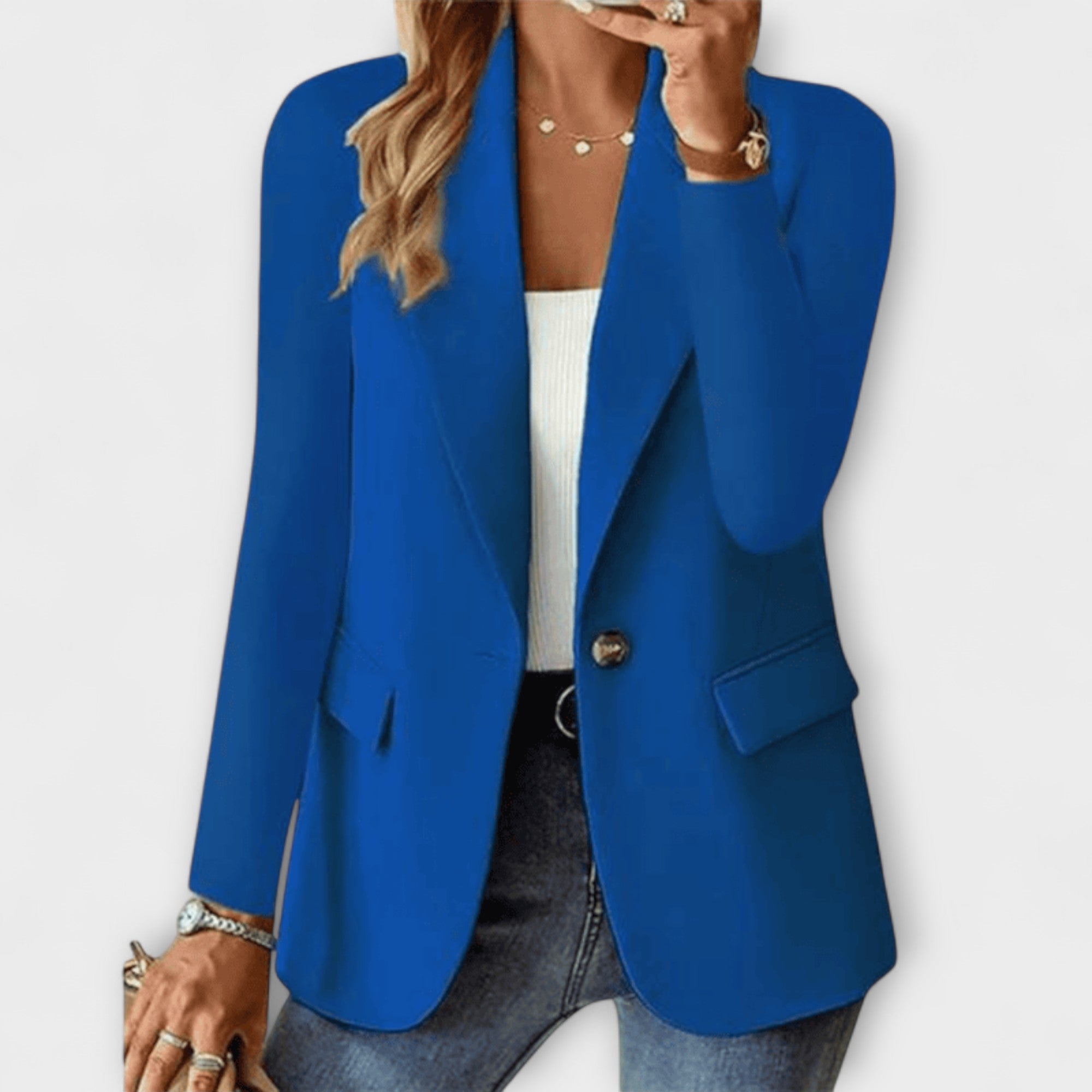 Nora - Elegant svart dameblazer